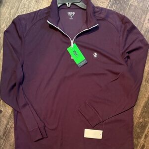Izod Golf Deep Purple Quarter-Zip Pullover